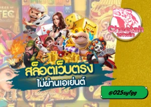 สล็อตเว็บตรงไม่ผ่านเอเย่นต์ ต้อง cheetah191win เท่านั้น! แตกจริง ไม่มีโกง