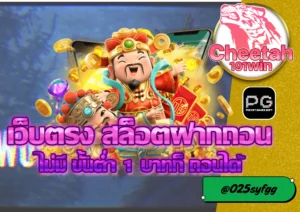 เว็บสล็อต วอลเล็ต แท้ เล่นง่าย ได้เงินจริงที่ cheetah191win