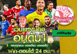 เว็บ แทงบอล ที่มั่นคง ปลอดภัย ราคาดี ต้อง cheetah191win