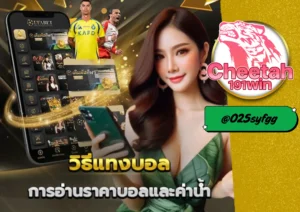 สมัคร เว็บ แทง บอล ง่าย ๆ กับ cheetah191win เว็บตรง ราคาน้ำดีที่สุด