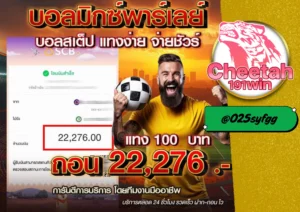 แทงบอล ครบทุกลีก ทั่วโลก กับ cheetah191win