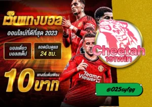 แทงบอล เว็บไหนดี ? เลือก cheetah191win เว็บตรง มั่นคง ปลอดภัย จ่ายจริงทุกบิล