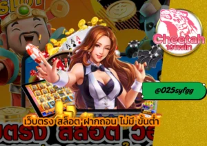 เว็บสล็อตแตกง่าย ฝากถอนออโต้ cheetah191win เล่นง่าย กำไรเร็ว