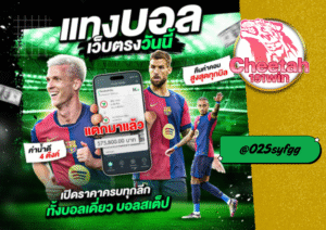 แทง บอล ออนไลน์ง่าย ๆ กับ cheetah191win เว็บคุณภาพที่นักเดิมพันไว้วางใจ