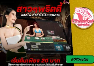 บาคาร่า แจกสูตร ฟรีที่ cheetah191win เว็บที่คุณไม่ควรพลาด!