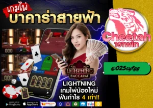 บาคาร่า สายฟ้า เล่นสนุก ได้เงินจริง ต้องที่ cheetah191win เท่านั้น!