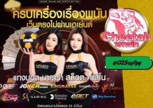 เว็บพนันออนไลน์ สุดครบวงจร cheetah191win เว็บตรง ไม่ผ่านเอเย่นต์