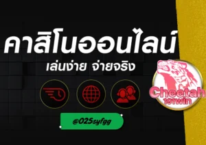 คาสิโนออนไลน์เว็บตรง ที่นักเดิมพันไว้วางใจ cheetah191win 