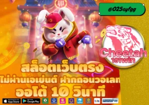 เว็บไม่ผ่านเอเย่นต์ ที่มั่นคง ปลอดภัย และครบวงจรที่สุดแห่งปี 2025 cheetah191win 
